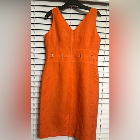 🛍️ Positive Attitude Orange color dress Size 12 Excellent condition. - Picture 3 of 7